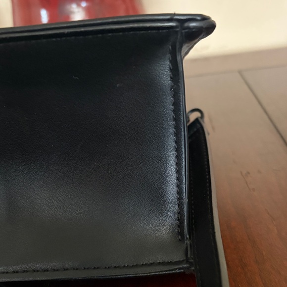 Aldo Black Structured Satchel - Picture 12 of 15